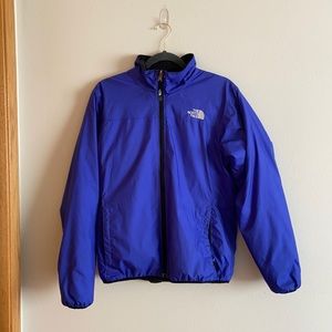 The North Face blue jacket